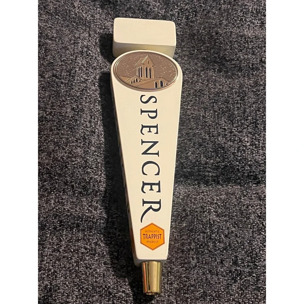 Spencer Beer Tap Handle Cream Excellent Trappist Ale Abbey Brewery Logo